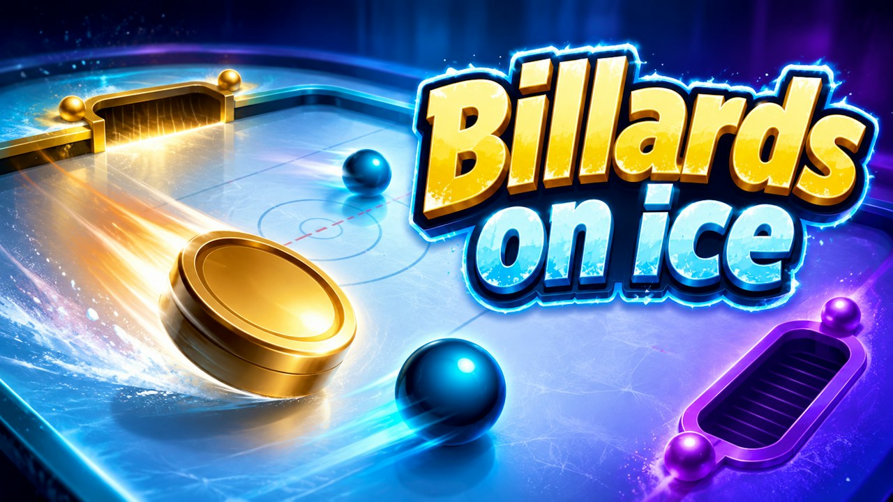 Billiards on Ice gameplay artwork