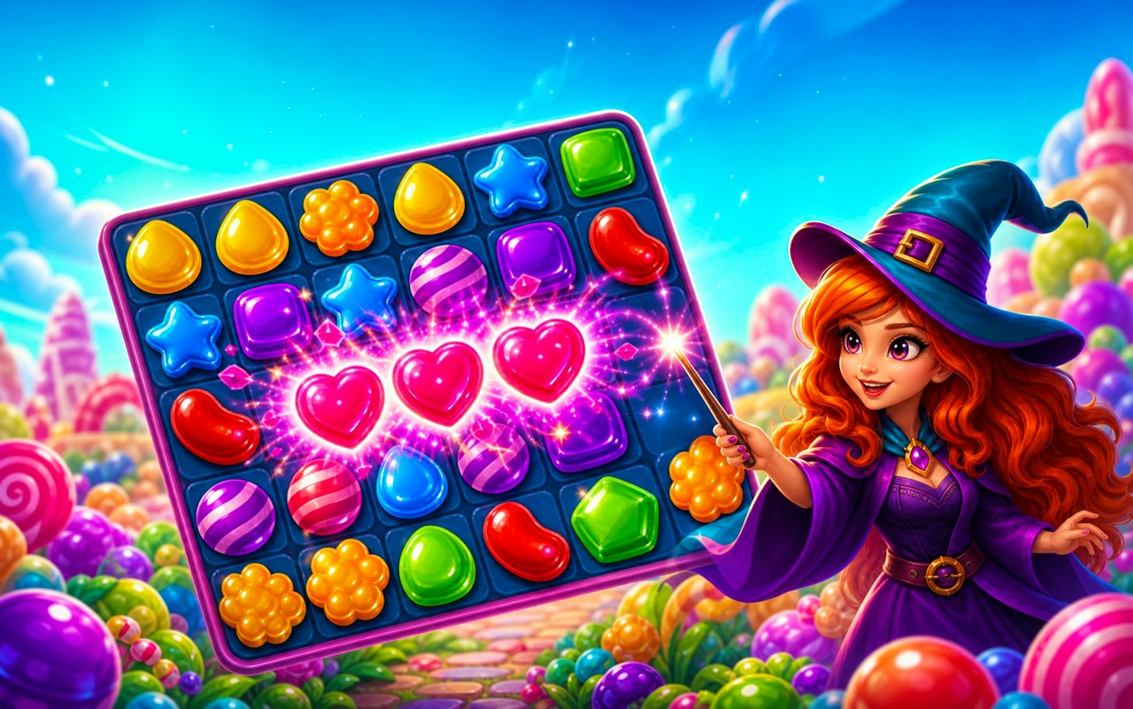 Candy Match Saga 2 gameplay artwork