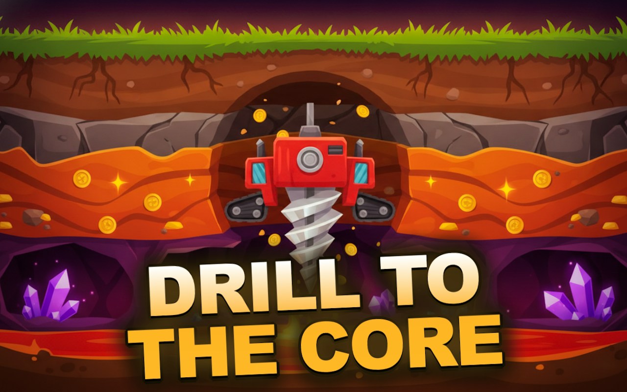 Drill to the Core gameplay artwork