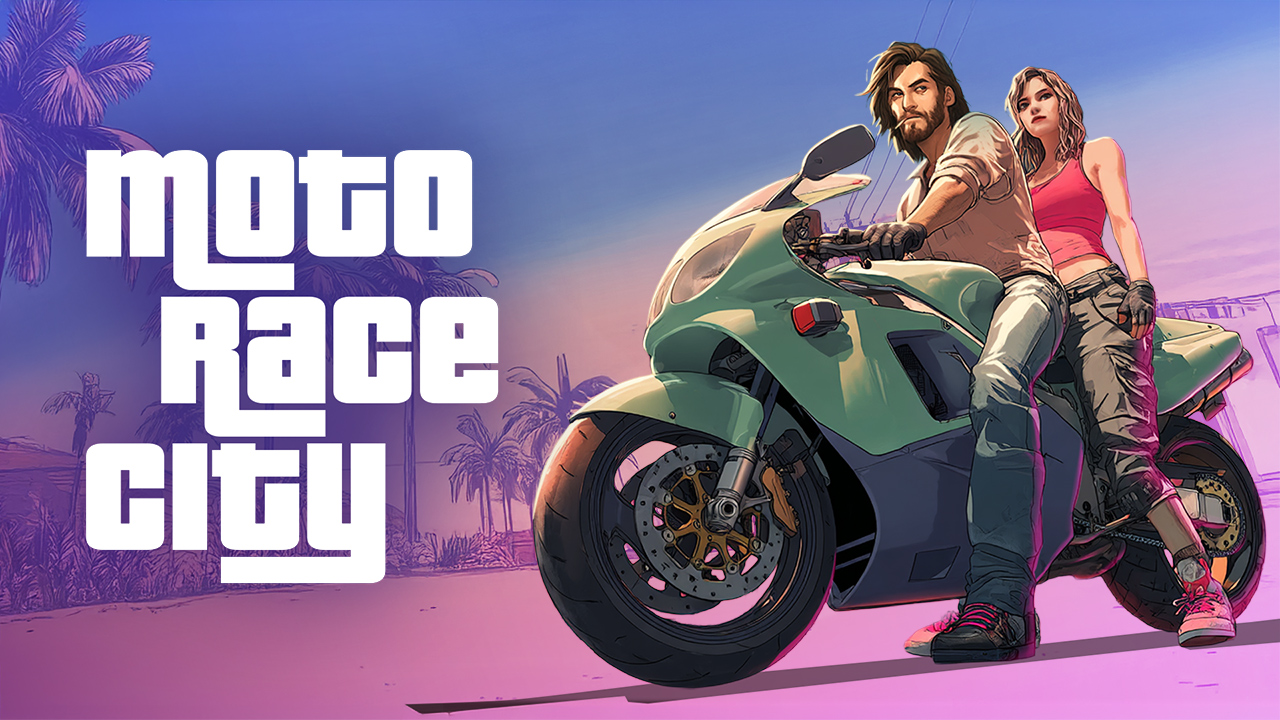 Moto Race City gameplay artwork