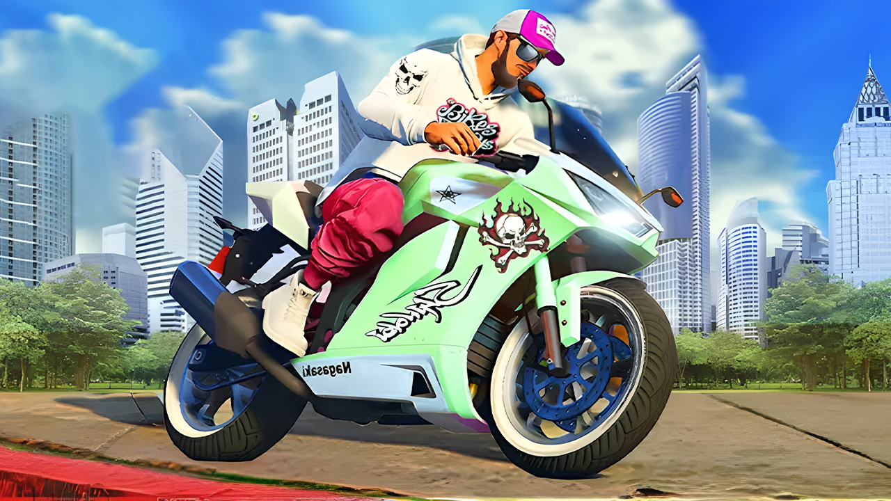 Motorcycle Racer: Road Mayhem gameplay artwork