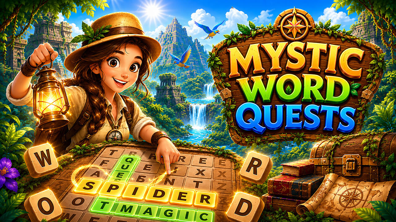 Mystic Word Quests gameplay artwork