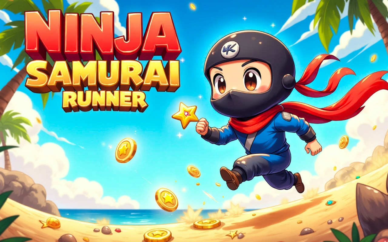 Ninja Samurai Runner Online gameplay artwork