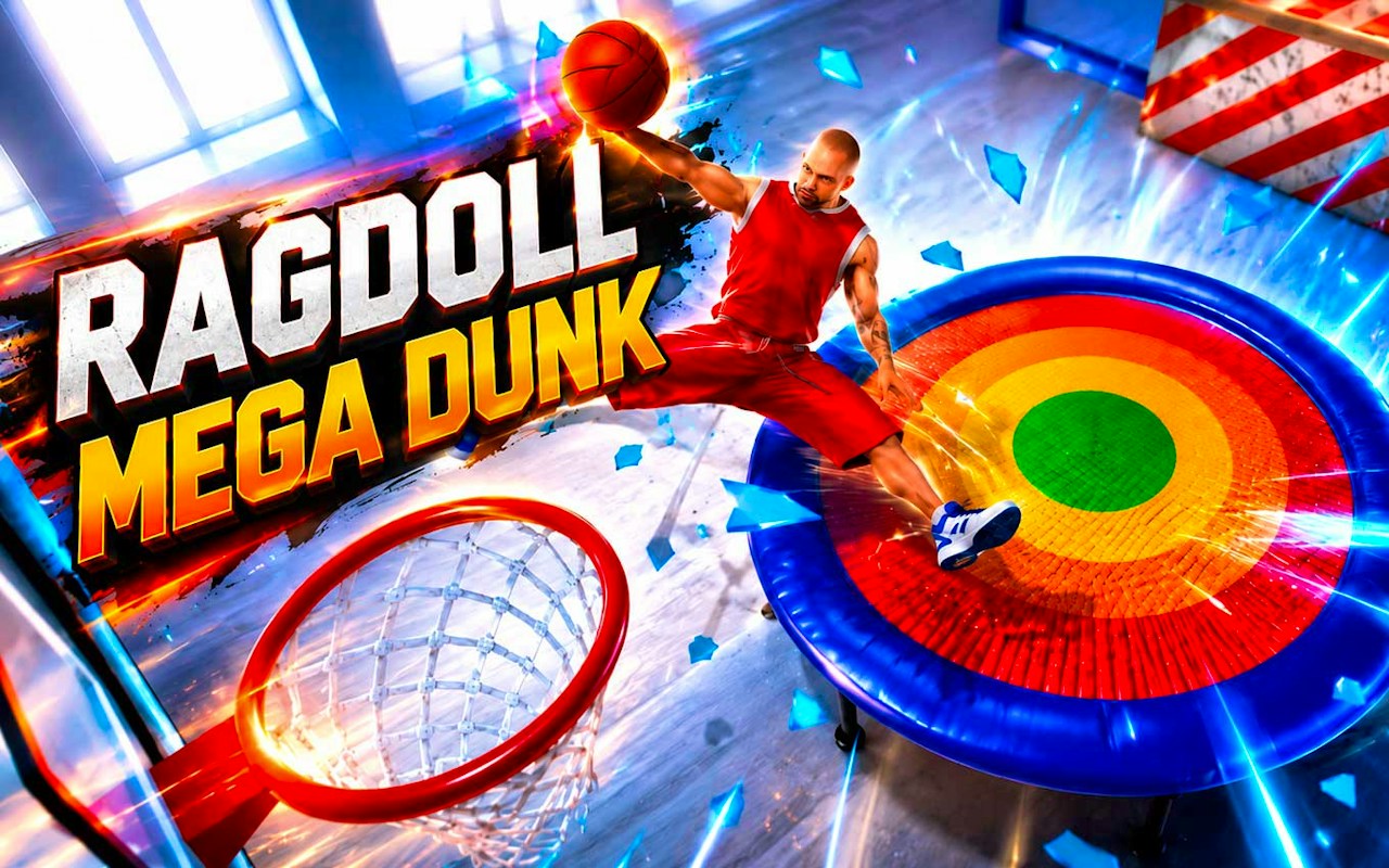 Ragdoll Mega Dunk gameplay artwork