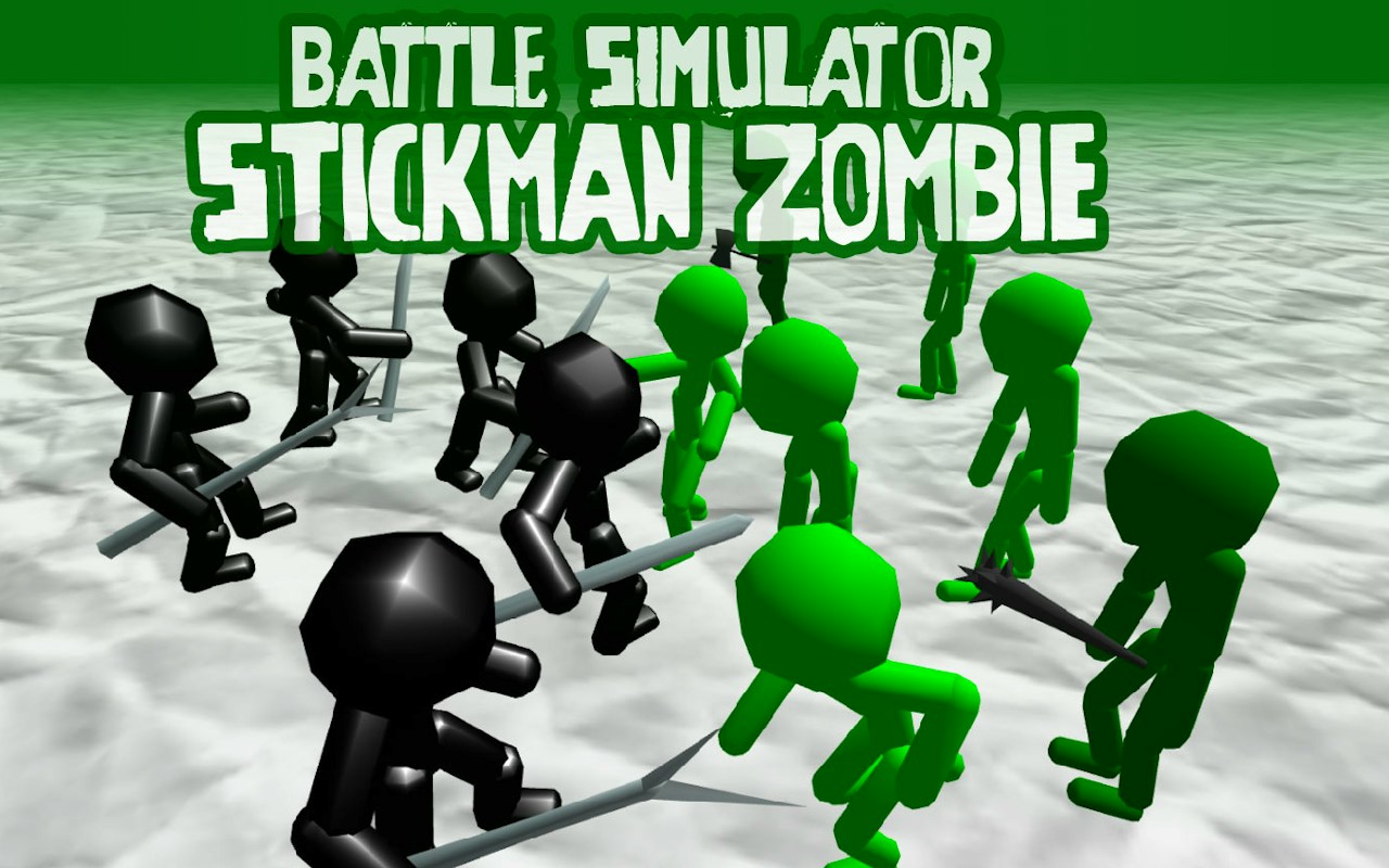 Battle Simulator Stickman Zombie gameplay artwork